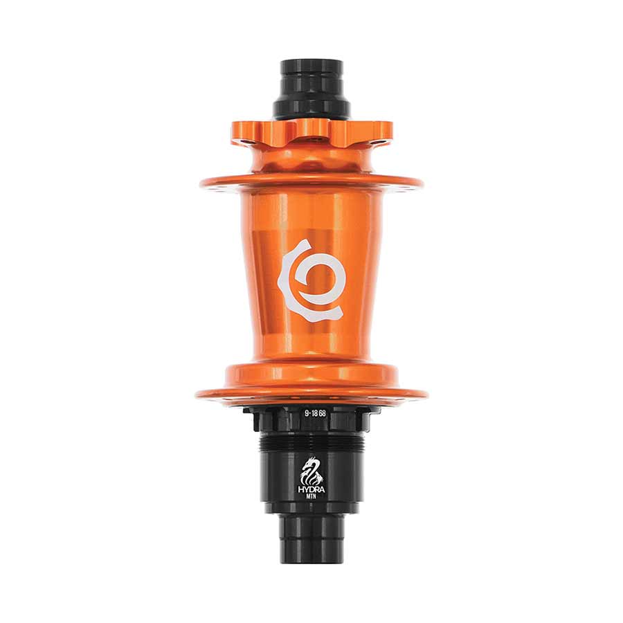 28H, 12mm TA, 148mm, Shimano Micro Spline, Orange