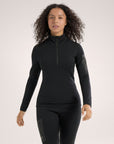 Arc'teryx Kyanite Baselayer Zip Neck Femme