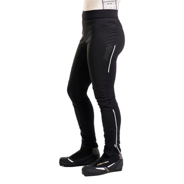 Swix Delda - Women's Light Softshell Tight Pants with Reflective Strip