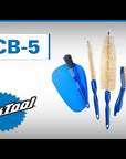 Park Tool Ensemble de Brosse de nettoyage de vélo Pro BCB-5